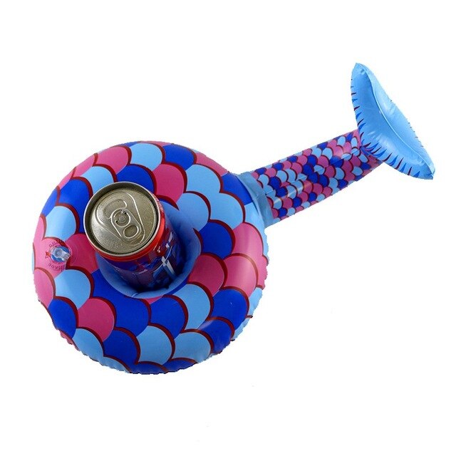 New Unicorn Cup Holder Beverage Boats Phone Stand Floating Inflatable Pool Float Cup Holder Summer Beach Party Supplies