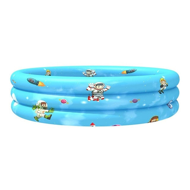 110/128/155CM Rectangular Inflatable Swimming Pool Thicken PVC Paddling Pool Bathing Tub Outdoor Summer Swimming Pool For Kids