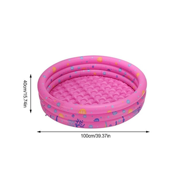 110/128/155CM Rectangular Inflatable Swimming Pool Thicken PVC Paddling Pool Bathing Tub Outdoor Summer Swimming Pool For Kids