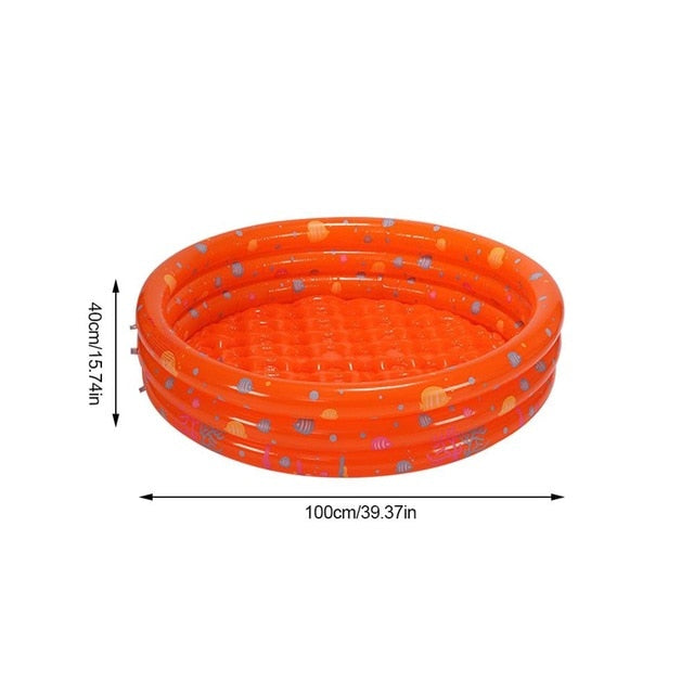 110/128/155CM Rectangular Inflatable Swimming Pool Thicken PVC Paddling Pool Bathing Tub Outdoor Summer Swimming Pool For Kids