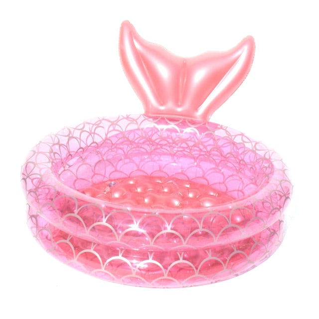 110/128/155CM Rectangular Inflatable Swimming Pool Thicken PVC Paddling Pool Bathing Tub Outdoor Summer Swimming Pool For Kids