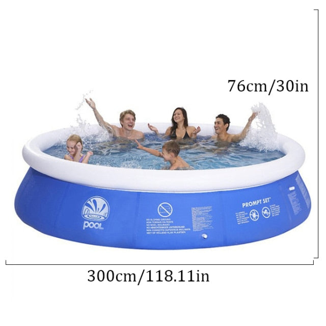 Large Swimming Pool for Adults Clip Net Thick Pool for Home Inflatable Pool Bathtub Outdoor Children Family Pool Water Party