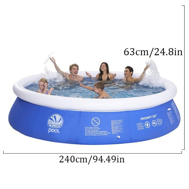 Large Swimming Pool for Adults Clip Net Thick Pool for Home Inflatable Pool Bathtub Outdoor Children Family Pool Water Party