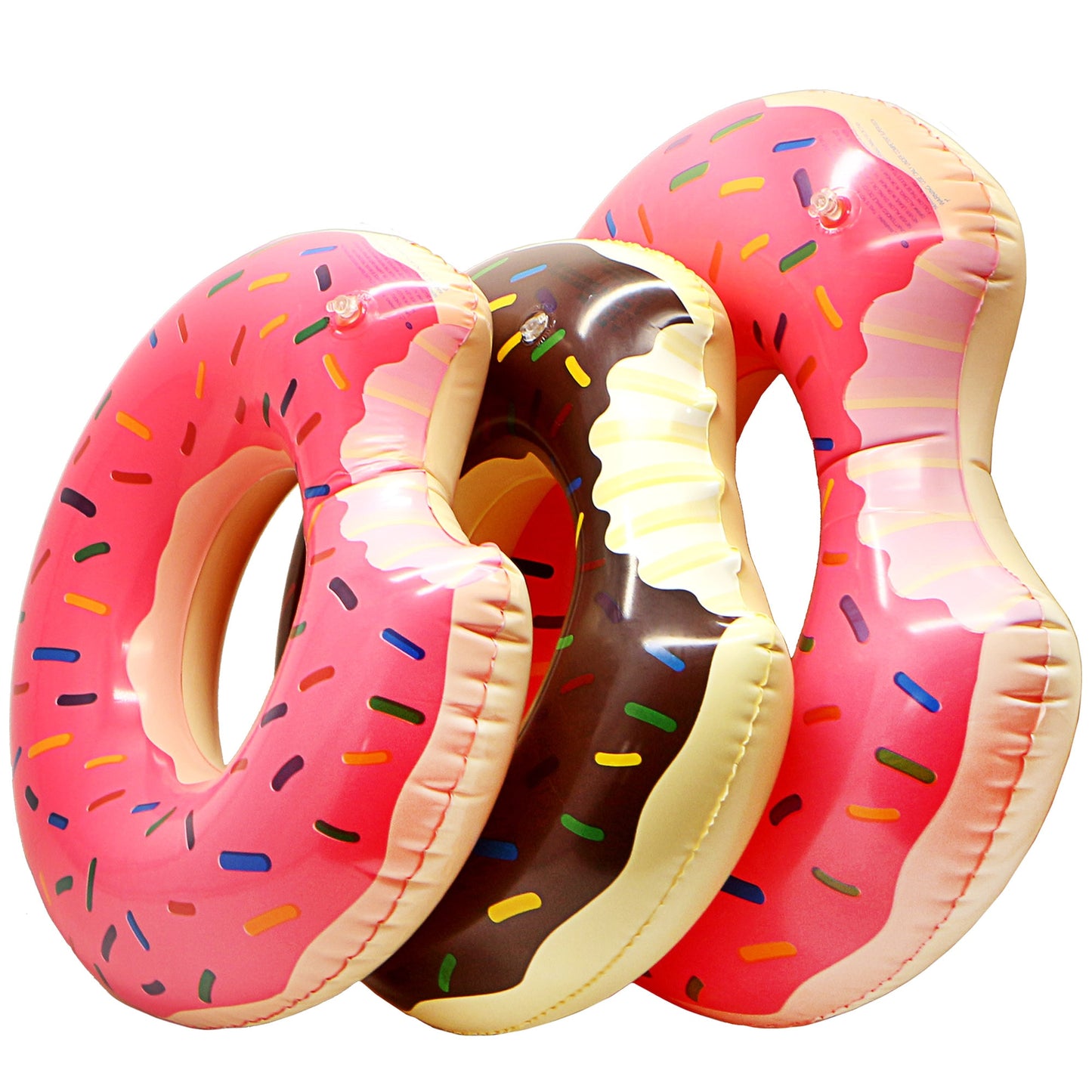 Inflatable Donut Swimming Ring For Swimming Pool Thickened Summer Floating Ring Seat Float Mattress Water Toys