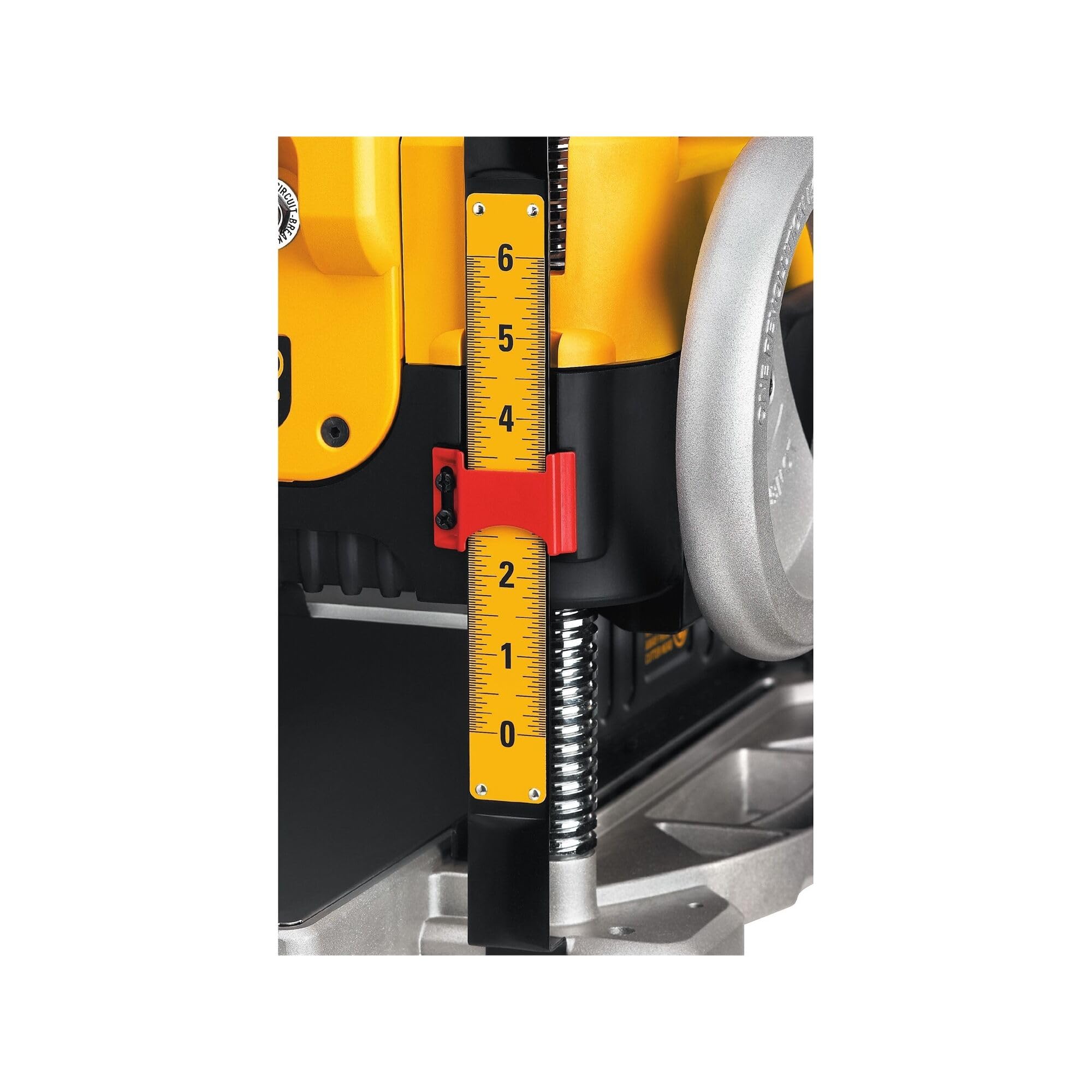 DEWALT Thickness Planer, 13-inch Wood Planer, Three Knife Two Speed, 15 Amp, 20,000 RPM Motor (DW735X)