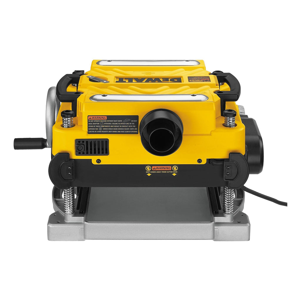 DEWALT Thickness Planer, 13-inch Wood Planer, Three Knife Two Speed, 15 Amp, 20,000 RPM Motor (DW735X)