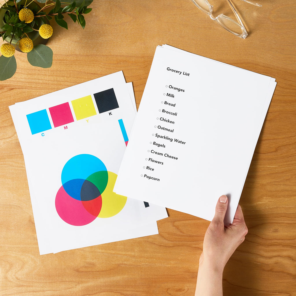 Amazon Basics Multipurpose Copy Printer Paper, 21.6 x 27.9cm, 9.07kg, 1 Ream, (500 Sheets), 92 Bright, White