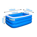10/7/5ft 150cm/210cm/305cm Home Use Inflatable Large Swimming Pool 3 Layers Outdoor Indoor Baby Kids family Pool Bathing Tub